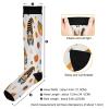SKYSHU Halloween Gnome Compression Socks for Women Men(1 Pair), Non-Slip Circulation Knee High Stockings Long Tube Stocking for Running Cycling Travel Nurse Medical,20-30 mmHg view 3