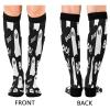SKYSHU Halloween Ghost Compression Socks for Women Men(1 Pair), Non-Slip Circulation Knee High Stockings Long Tube Stocking for Running Cycling Travel Nurse Medical,20-30 mmHg view 2