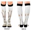 SKYSHU Cute Bunny Compression Socks for Women Men(1 Pair), Non-Slip Circulation Knee High Stockings Long Tube Stocking for Running Cycling Travel Nurse Medical,20-30 mmHg view 2