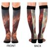 SKYSHU Dragon Compression Socks for Women Men(1 Pair), Non-Slip Circulation Knee High Stockings Long Tube Stocking for Running Cycling Travel Nurse Medical,20-30 mmHg view 2