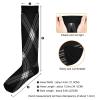 SKYSHU Check Plaid Compression Socks for Women Men(1 Pair), Non-Slip Circulation Knee High Stockings Long Tube Stocking for Running Cycling Travel Nurse Medical,20-30 mmHg view 3