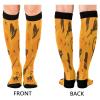 SKYSHU Halloween Cat Compression Socks for Women Men(1 Pair), Non-Slip Circulation Knee High Stockings Long Tube Stocking for Running Cycling Travel Nurse Medical,20-30 mmHg view 2