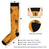 SKYSHU Halloween Cat Compression Socks for Women Men(1 Pair), Non-Slip Circulation Knee High Stockings Long Tube Stocking for Running Cycling Travel Nurse Medical,20-30 mmHg view 3