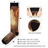 SKYSHU Halloween Compression Socks for Women Men(1 Pair), Non-Slip Circulation Knee High Stockings Long Tube Stocking for Running Cycling Travel Nurse Medical,20-30 mmHg view 3