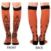 SKYSHU Halloween Spider Compression Socks for Women Men(1 Pair), Non-Slip Circulation Knee High Stockings Long Tube Stocking for Running Cycling Travel Nurse Medical,20-30 mmHg view 2