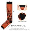 SKYSHU Halloween Spider Compression Socks for Women Men(1 Pair), Non-Slip Circulation Knee High Stockings Long Tube Stocking for Running Cycling Travel Nurse Medical,20-30 mmHg view 3