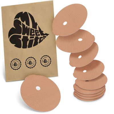MySweetStitch - 10 x Dexcom G7 Underpatch, Skin-Friendly Patches Under The Diabetes Sensor - Latex-Free, Protection, no Irritation, Waterproof, Made in Germany, Beige