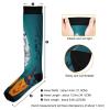 SKYSHU Halloween Pumpkin Compression Socks for Women Men(1 Pair), Non-Slip Circulation Knee High Stockings Long Tube Stocking for Running Cycling Travel Nurse Medical,20-30 mmHg view 3