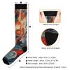 SKYSHU Chinese Dragon Compression Socks for Women Men(1 Pair), Non-Slip Circulation Knee High Stockings Long Tube Stocking for Running Cycling Travel Nurse Medical,20-30 mmHg view 3