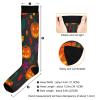 SKYSHU Halloween Pumpkin Compression Socks for Women Men(1 Pair), Non-Slip Circulation Knee High Stockings Long Tube Stocking for Running Cycling Travel Nurse Medical,20-30 mmHg view 3
