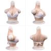 XRSMOU Silicone Breast Armor, Silicone Filled Artificial Breasts, Fake Breasts with Realistic Shape and Feel,for Role Playing, Transgender, Drag Queens (White D) view 2