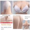XRSMOU Silicone Breast Armor, Silicone Filled Artificial Breasts, Fake Breasts with Realistic Shape and Feel,for Role Playing, Transgender, Drag Queens (White D) view 4