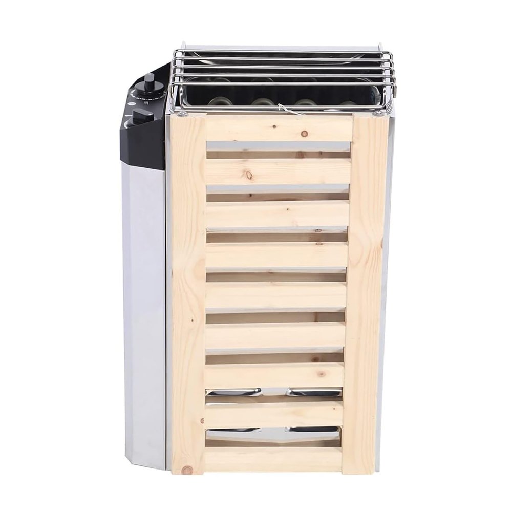 3kw Dry Steam Electric Sauna Stove, Sauna Heater 220V with Internal Controller for Home Hotel Spa Sauna Room, Stainless Steel