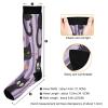 SKYSHU Halloween Cat Compression Socks for Women Men(1 Pair), Non-Slip Circulation Knee High Stockings Long Tube Stocking for Running Cycling Travel Nurse Medical,20-30 mmHg view 3