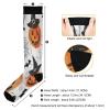 SKYSHU Halloween Witch Compression Socks for Women Men(1 Pair), Non-Slip Circulation Knee High Stockings Long Tube Stocking for Running Cycling Travel Nurse Medical,20-30 mmHg view 3