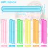50 Pieces Travel Toothbrush Holder, Toothbrush Travel Case Cup Bulk, Portable Plastic Dust Proof Breathable, Toothbrush Holder for Travel Bathroom Indoor Outdoor Travel Trip Camping School view 3