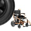1 Pair of 8inch Wheelchair Front Wheels, Walker Replacement Wheels, Power Wheelchair Accessories, Wheelchair Wheels Solid Tires, Bearing 8mm(5/16") view 2