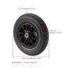 1 Pair of 8inch Wheelchair Front Wheels, Walker Replacement Wheels, Power Wheelchair Accessories, Wheelchair Wheels Solid Tires, Bearing 8mm(5/16") view 3