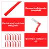 Interdental Brushes Red,20Pcs Interdental Brush Universal Dental Brushes with Non-Slip Handle,L Shaped Dental Floss Brush Angle Alternative Brushes Inter Dental Brushes for Braces Oral Cleaning view 3