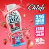 CHIEFS Ready-to-Drink, 8 x 330ml Bottles, 25g Strawberry Flavour Protein Shake, Meal Replacement Shake, Low Carb, No Added Sugar, High Protein Drink With Extra BCAAs, Gluten-Free Ready Meals view 2