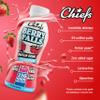 CHIEFS Ready-to-Drink, 8 x 330ml Bottles, 25g Strawberry Flavour Protein Shake, Meal Replacement Shake, Low Carb, No Added Sugar, High Protein Drink With Extra BCAAs, Gluten-Free Ready Meals view 4