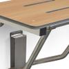18" x 15" Teak Folding Wall Mount Shower Seat Bench, ADA Compliant view 2