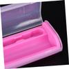 COLLBATH Travel Toothbrush Holder Case Electric Toothbrush Storage Compact Box 2pcs Heads Portable Purple view 3
