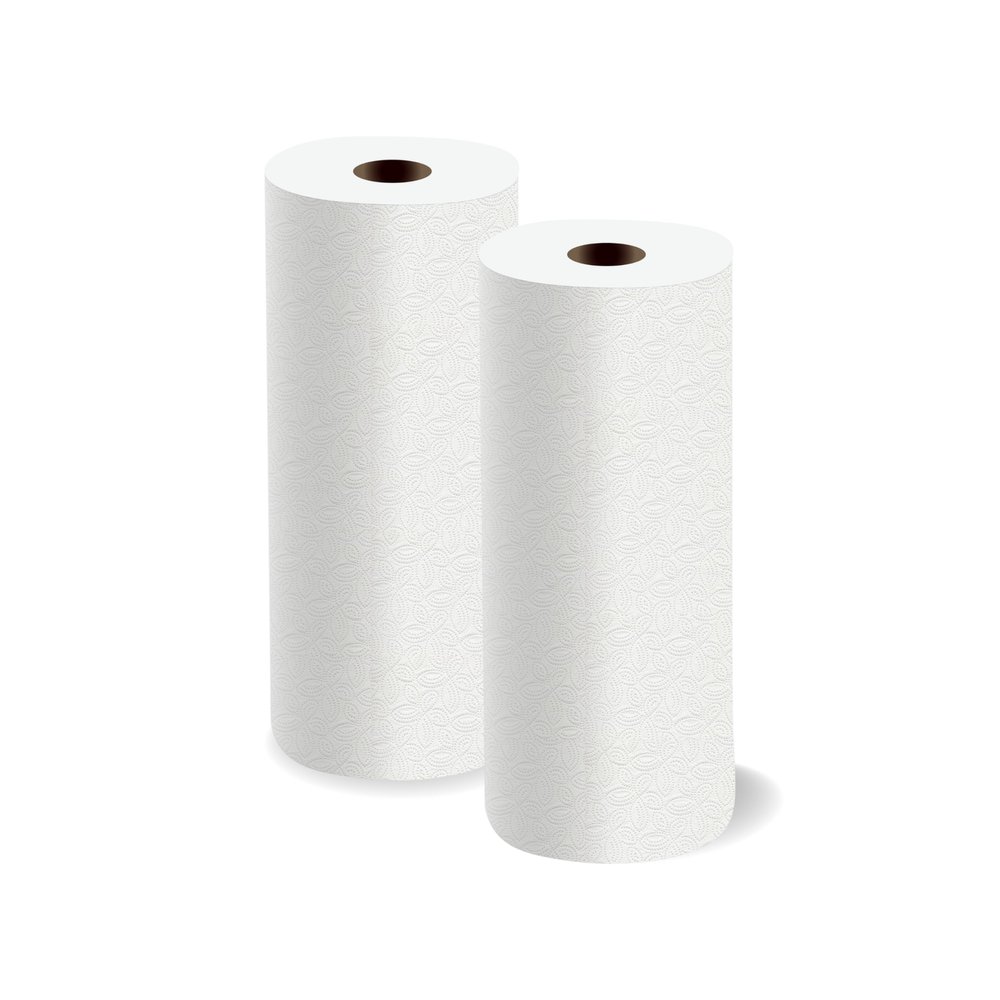 2 Ply Elegant Paper Towels for Commerical Use - Case of 30 Rolls 85 Sheets Per Roll