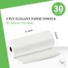 2 Ply Elegant Paper Towels for Commerical Use - Case of 30 Rolls 85 Sheets Per Roll view 2