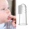 Baby Finger Toothbrush Silicone Teething Gum Cleaner Massager Soother x 2 view 1
