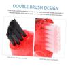 HAPINARY 15pcs Mini Double-Sided Denture Brush for Cleaning Household Portable Multi Functional Small Toothbrush for Oral Care Denture Cleaning Brush for Home Use view 4