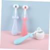 Healvian 3pcs Toothbrush Soft Bristles Boys and Girls Decorative Boy Girl Manual Cleaning Toothbrush for Cute view 3