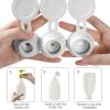 Bottle Empty Cap Kit - 6pcs Reverse Cap Bottle Set, Bottle Top Dispenser, Leak Proof Squeeze Cap Kit, Bottle Adapter Kit | Bottle Adapter Transfer Connector, Take Out Every Drop of view 4