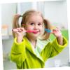 SEWOART Toddler Finger Toothbrush Infant Finger Toothbrush 4Pcs Silicone Soft Oral Care Brush Easy to Clean Easy to Store for Home and Travel Baby Dental Care view 2
