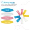SEWOART Toddler Finger Toothbrush Infant Finger Toothbrush 4Pcs Silicone Soft Oral Care Brush Easy to Clean Easy to Store for Home and Travel Baby Dental Care view 4