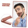 Healeved 3pcs Portable Beard Comb Folding Hair Comb for Daily Use at Home Travel for Moustache Grooming and Hair Styling view 2