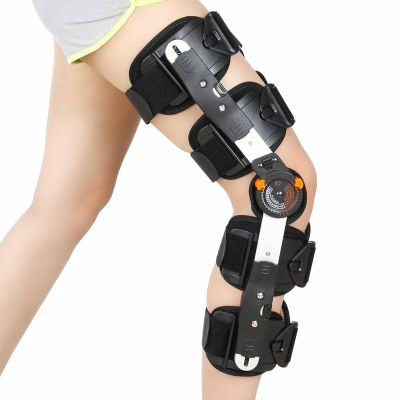 LoJax Hinged Knee Adjustable Knee Leg Support Patella Brace Orthosis Suitable for Knee Injury Recovery, Postoperative Rehabilitation Of Arthritis or Fracture