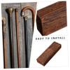 Healeved 3pcs Create Your Own Crutch Handgrip Painting Block Unfinished Wood Craft Material Accessory view 4