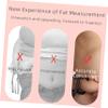 Anneome 6pcs Body Fat Caliper Accurately Fat Measuring Device Body Measuring Tape for Tracking for Home Gym Use view 4