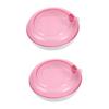 Anneome 2pcs Portable Rotating Artificial Tooth Storage Box Small Denture Case Denture Box Case for False Teeth at Home Travel Use view 1