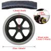 16 Inch Wheelchair Rear Wheels Assembly, 16 * 1.75, Manual Wheelchair Replacement Parts, Non Inflatable Wheelchair Accessories(Black) view 2