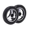 12 1/2  2 1/4 Wheelchair Wheels Assembly 1 Pair, 12in Rear Wheel Replacement for Electric Wheelchair, Solid Polyurethane Tire view 1