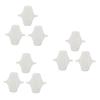 Anneome 9pcs Reusable Sanitary Napkin Menstrual Cotton Pads Cotton Panties Liners Washable Pads Maxi view 1