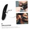 Healeved Folding Beard Comb and Pocket Comb Set with Oval Mirror for Men Small Portable Foldable Keyring for Travel and Grooming view 2