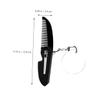 Healeved Folding Beard Comb and Pocket Comb Set with Oval Mirror for Men Small Portable Foldable Keyring for Travel and Grooming view 4