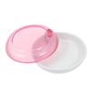 Hoement 2pcs Portable Rotating Denture Case Small Denture Box Storage Case for Daily Use Storage Box Retainer for Travel view 3