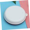 Hoement 2pcs Portable Rotating Denture Case Small Denture Box Storage Case for Daily Use Storage Box Retainer for Travel view 4