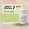 Ana Hatler Vitamin D3 with Vitamin K2 Food Supplement - 90 Capsules for Bone & Heart Health Healthcare Edible view 4