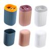 BCOATH 3pcs Portable Toothbrush Cup Travel Toothbrush Case Creative Wash Cup Set Personal Care Supplies for Home and Outdoor Use Random Color view 1