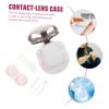 Healvian 3sets Portable Contact-Lens Case Plastic Contact-Lens Organizer Travel Contact-Lens Box Lens Holder for Outdoor Use Contact-Lens Holder view 3